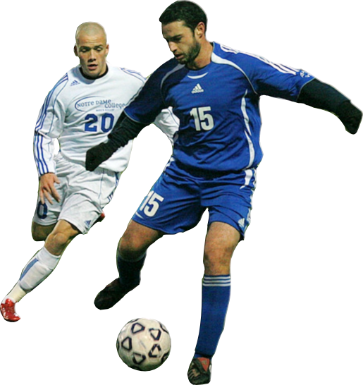 Petar Bajic playing soccer 